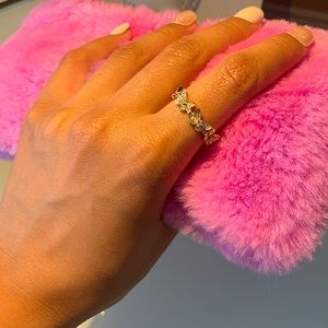 18k Gold Plated Small Butterfly Ring